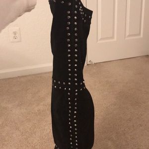 black over the knee boots size 7